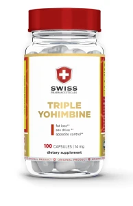Swiss Pharmaceuticals Triple Yohimbine 100 kapsułek 
