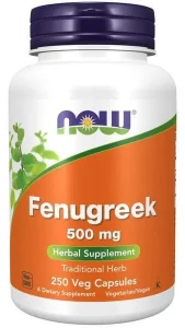 NOW Foods - Fenugreek, 500mg - 250 vcaps