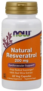 NOW Foods - Resveratrol, 200mg - 60 vcaps