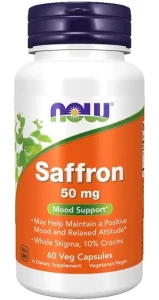 NOW Foods - Saffron, 50mg - 60 vcaps