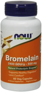 NOW Foods - Bromelain, 500mg - 60 vcaps