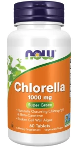 NOW Foods - Chlorella, 1000mg - 60 tablets