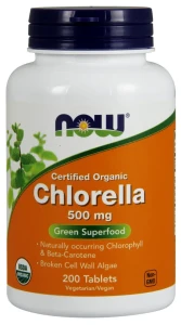 NOW Foods - Chlorella, 500mg - 200 tablets