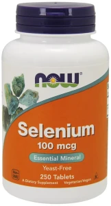 NOW Foods - Selenium, 100mcg - 250 tablets