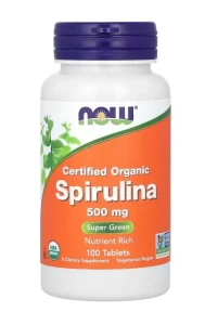 NOW Foods - Spirulina, 500mg - 100 tablets