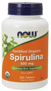 NOW Foods - Spirulina, 500mg - 200 tablets