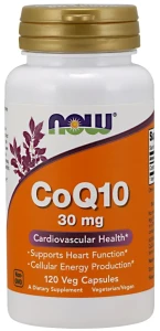 NOW Foods - CoQ10, 30mg - 120 vcaps