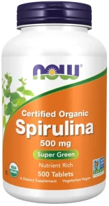 NOW Foods - Spirulina, 500mg - 500 tablets