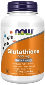 NOW Foods - Glutathione, 500mg - 120 vcaps