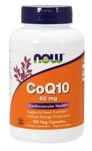 NOW Foods - CoQ10, 60mg - 180 vcaps