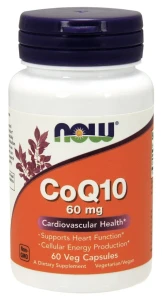 NOW Foods - CoQ10, 60mg - 60 vcaps