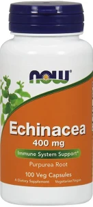 NOW Foods - Echinacea, 400mg - 100 vcaps