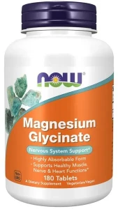 NOW Foods - Magnesium Glycinate - 180 tablets