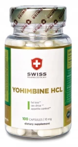 Swiss Pharmaceuticals Yohimbine 10mg 100 Johimbina